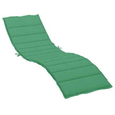 Vidaxl Lounger Kissen 200x60x3 cm Oxford Stoff grün