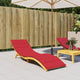 Vidaxl Lounger Kissen 200x60x3 cm Oxford Stoff rot