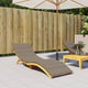 Vidaxl Lounger Kissen 200x60x3 cm Oxford Stofftaupe