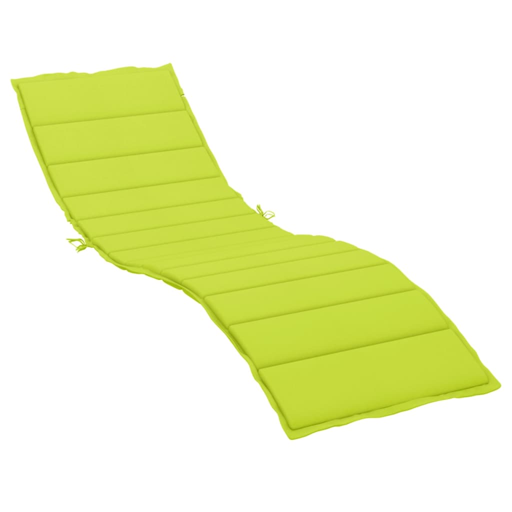 Vidaxl Lounger Kissen 200x60x3 cm Oxford Stoff klar grün