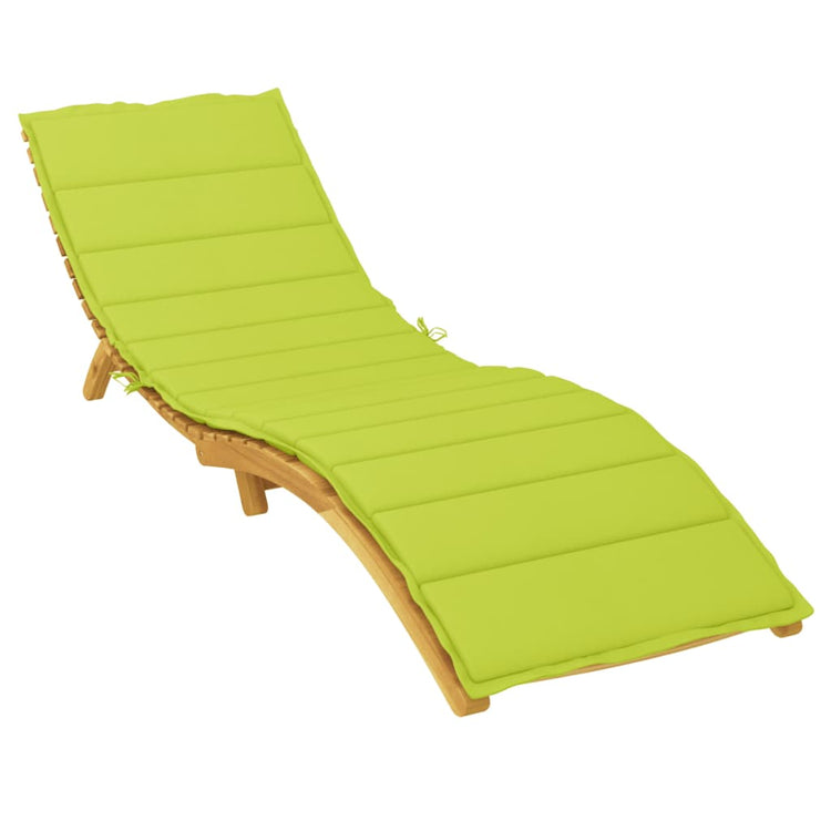 Vidaxl Lounger Kissen 200x60x3 cm Oxford Stoff klar grün