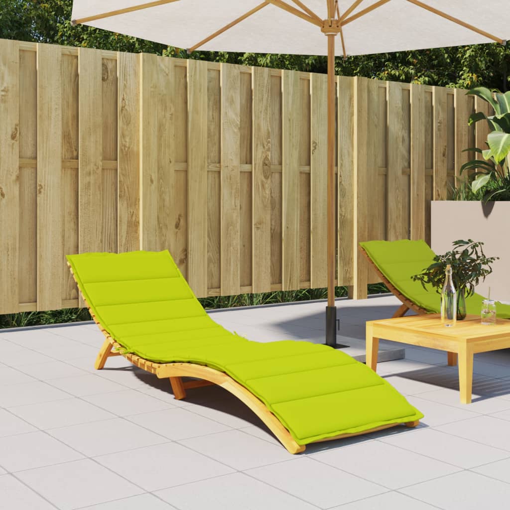 Vidaxl Lounger Kissen 200x60x3 cm Oxford Stoff klar grün