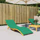 Vidaxl Lounge Kissen 200x70x3 cm Oxford Fabric Green