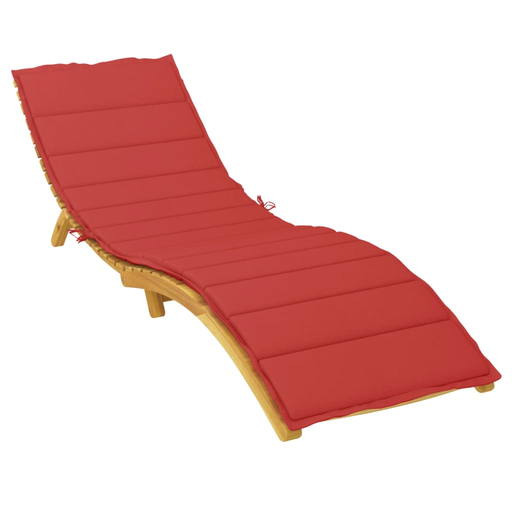 Vidaxl Lounge Kissen 200x70x3 cm Oxford Stoff rot