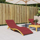 Vidaxx Liegekissen 200x70x3 cm Oxford-Stoff weinrot
