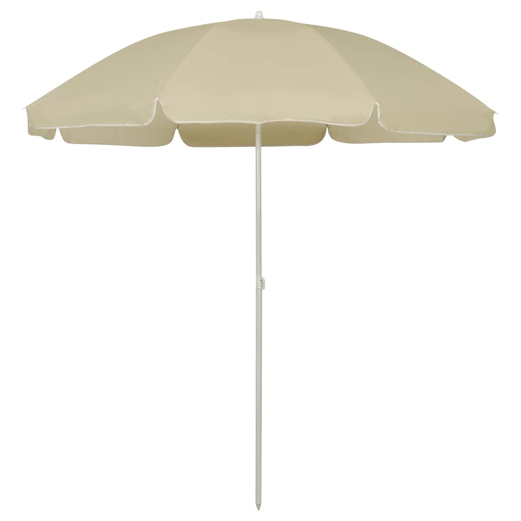 VidaXL Strandschirm 240 cm sandgelb
