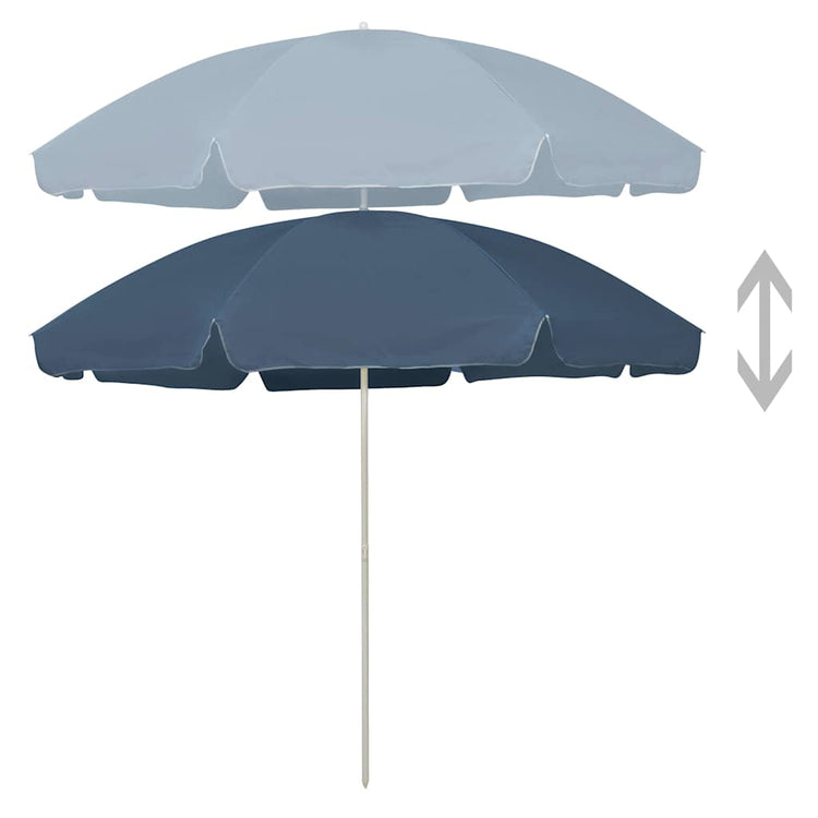 VidaXL Strandschirm 300 cm blau
