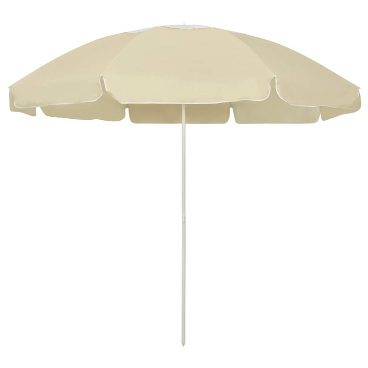 VidaXL Strandschirm 240 cm sandgelb