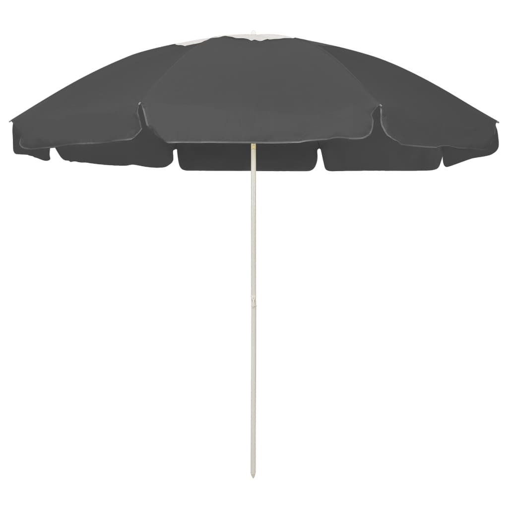 VidaXL Strandschirm 240 cm Anthrazit