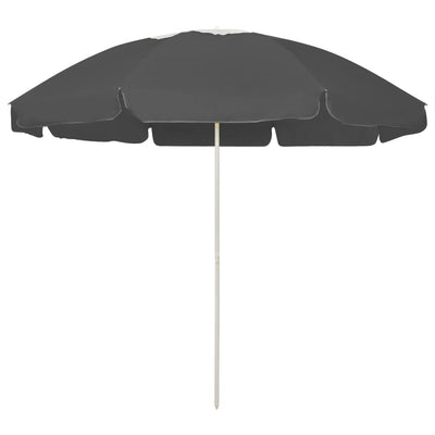 VidaXL Strandschirm 240 cm Anthrazit