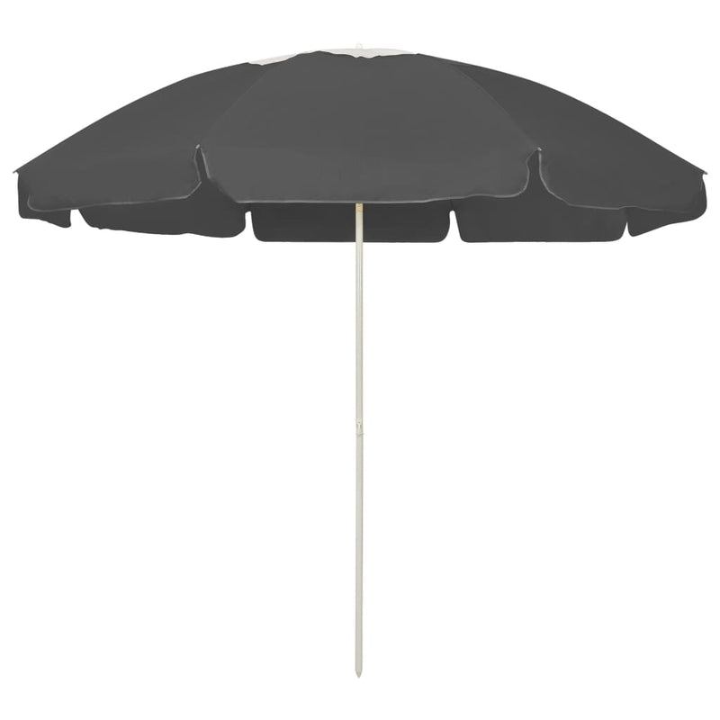 VidaXL Strandschirm 240 cm Anthrazit