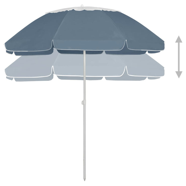 VidaXL Strandschirm 300 cm blau