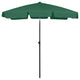 Vidaxl Strandparasol 180x120 cm Grün