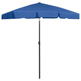 Vidaxl Strandparasol 180x120 cm Azure Blau - afbeelding 2