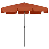 Vidaxl Strandparasol 200x125 cm Terrakotta - afbeelding 2