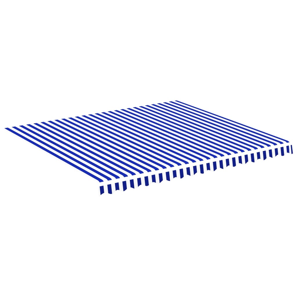 Vidaxl Ersatztuch für Luifel 4x3,5 m blau und weiß