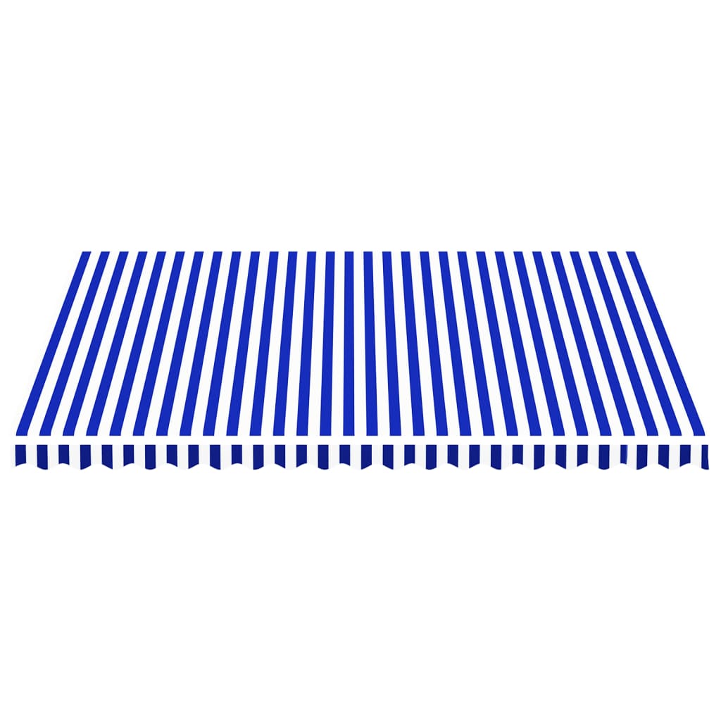 Vidaxl Ersatztuch für Luifel 4,5x3,5 m blau und weiß