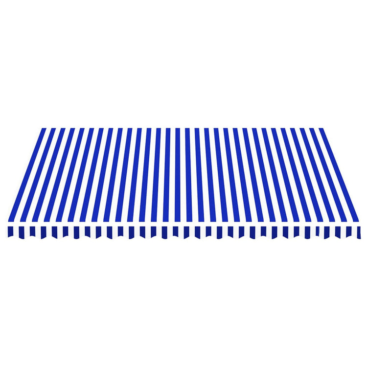 Vidaxl Ersatztuch für Luifel 4,5x3,5 m blau und weiß