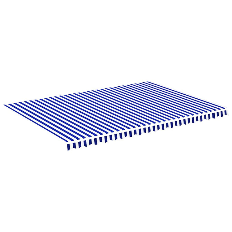 Vidaxl Ersatztuch für Luifel 5x3,5 m blau und weiß