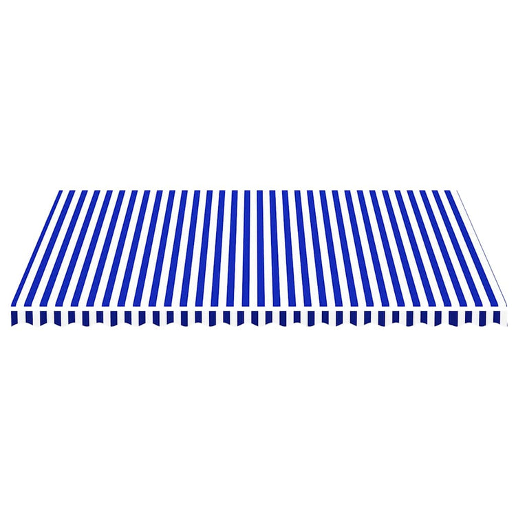 Vidaxl Ersatztuch für Luifel 5x3,5 m blau und weiß