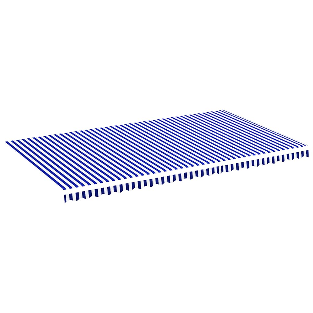 Vidaxl Ersatztuch für Luifel 6x3,5 m blau und weiß