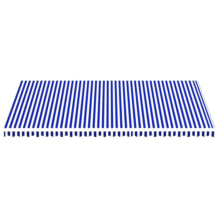 Vidaxl Ersatztuch für Luifel 6x3,5 m blau und weiß
