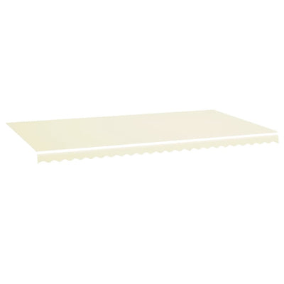 Vidaxl Ersatztuch für Luifel 6x3,5 M cremefarbene Colored