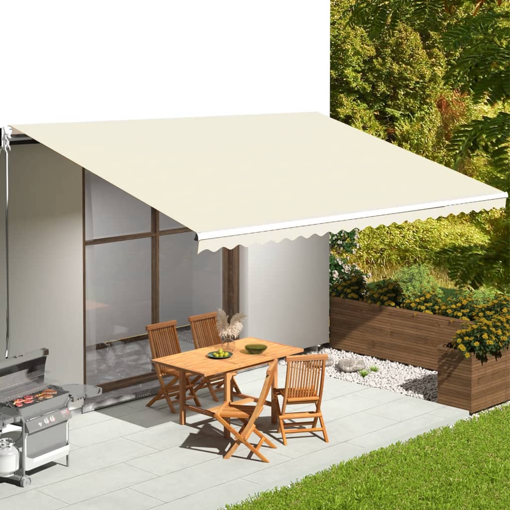 Vidaxl Ersatztuch für Luifel 6x3,5 M cremefarbene Colored