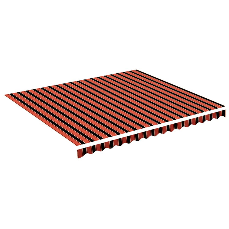 Vidaxl Ersatztuch für Luifel 4x3,5 m orange und braun