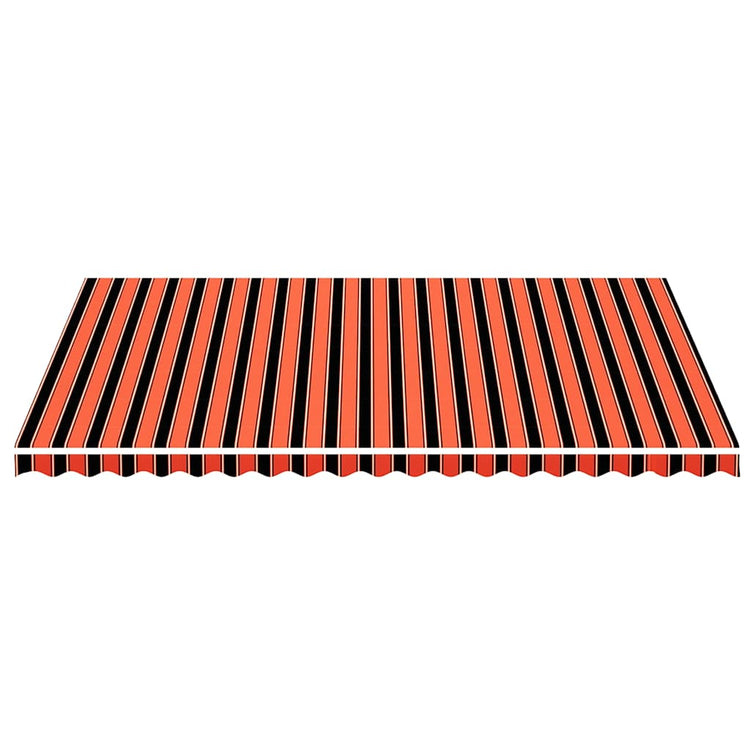 Vidaxl Ersatztuch für Luifel 5x3,5 m orange und braun