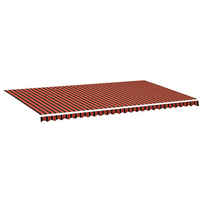 Vidaxl Ersatztuch für Luifel 6x3,5 m orange und braun
