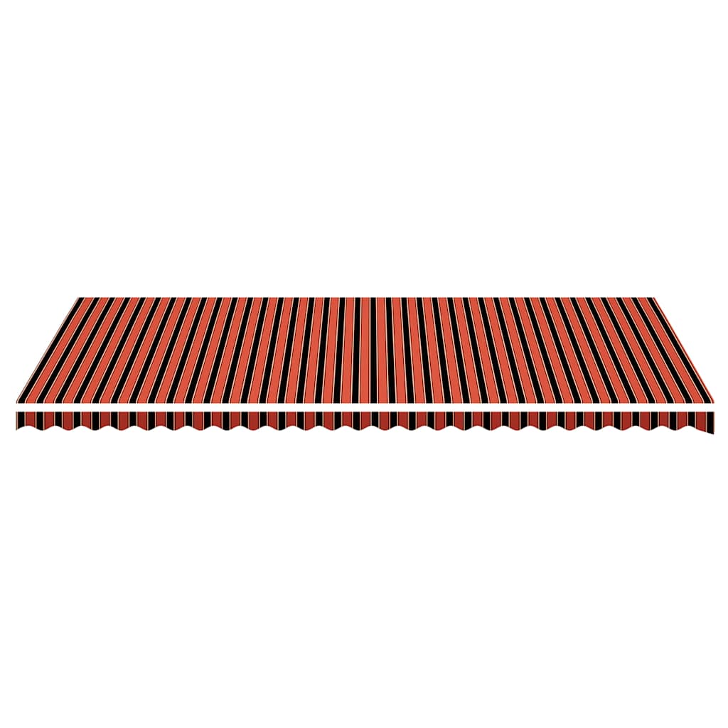 Vidaxl Ersatztuch für Luifel 6x3,5 m orange und braun