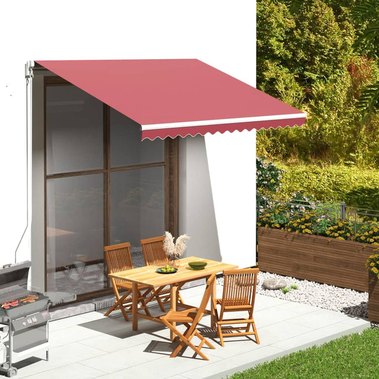 Vidaxl Ersatztuch für Luifel 3.5x2,5 M Bordeaux rot