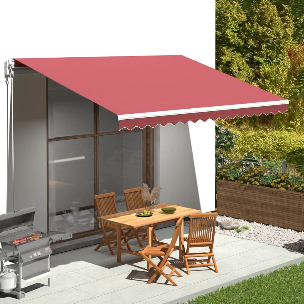Vidaxl Ersatztuch für Luifel 4,5x3,5 M Bordeaux rot