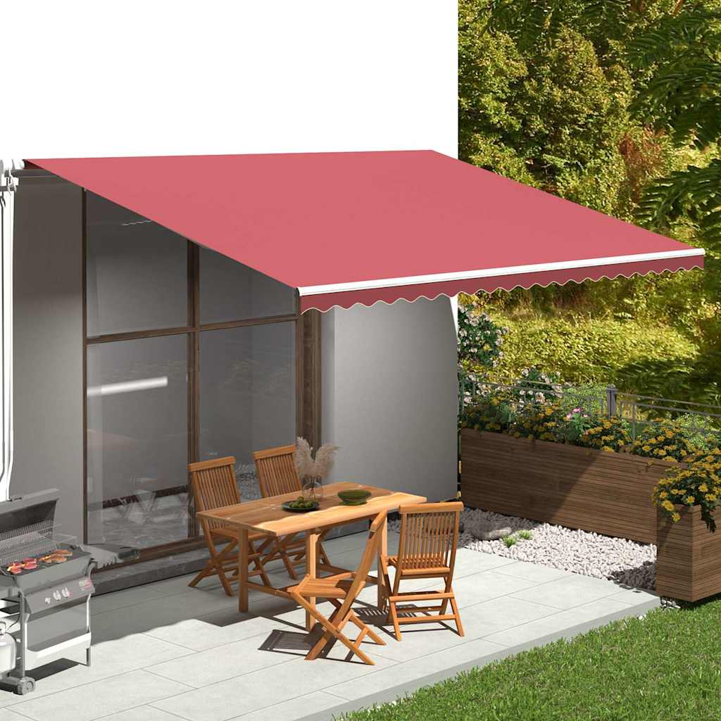Vidaxl Ersatztuch für Luifel 5x3,5 M Bordeaux rot