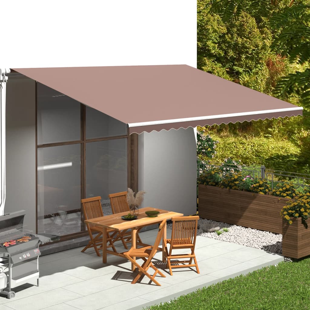 Vidaxl Ersatztuch für Luifel 5x3,5 m braun