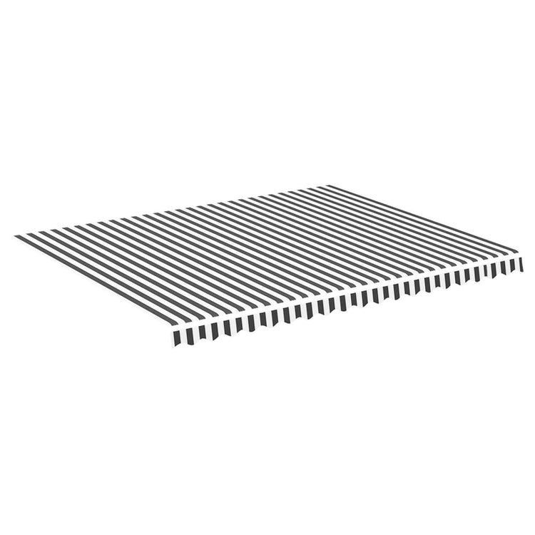 Vidaxl Ersatztuch für Luifel 4,5 x 3,5 m Anthrazit -geläutet und weiß