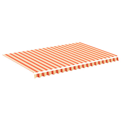 Vidaxl Ersatztuch für Luifel 4,5 x 3 gelb und orange
