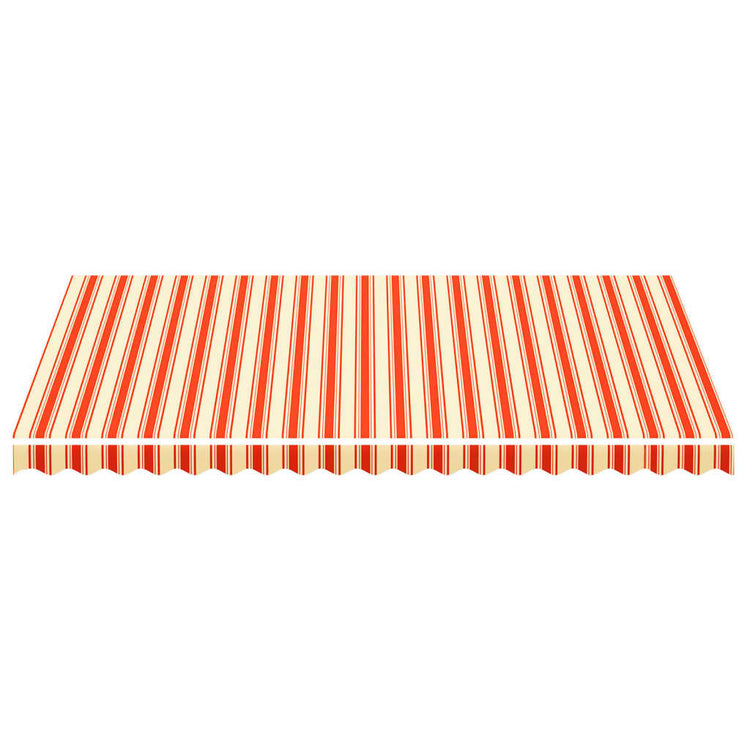 Vidaxl Ersatztuch für Luifel 4,5 x 3 gelb und orange