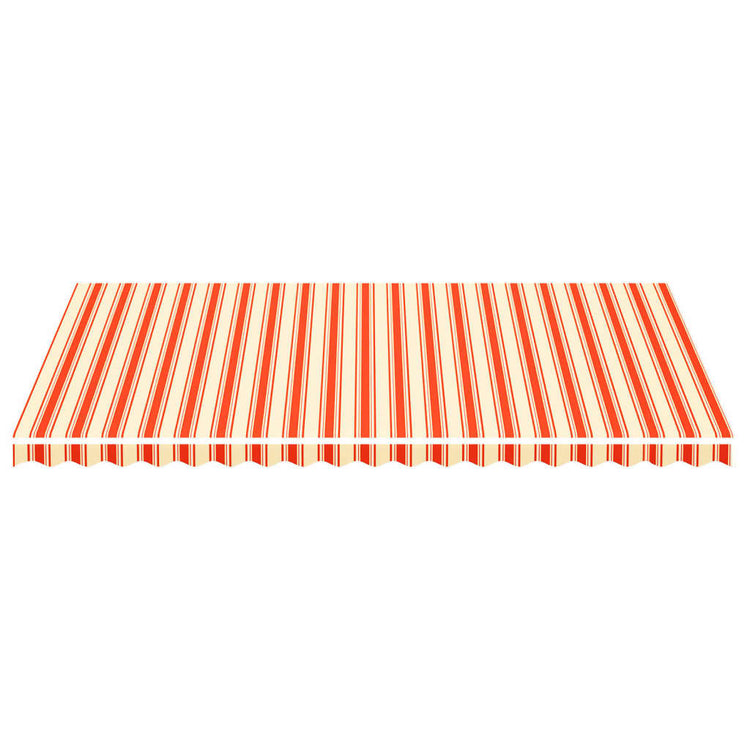 Vidaxl -Ersatztuch für Luifel 5x3 m gelb und orange