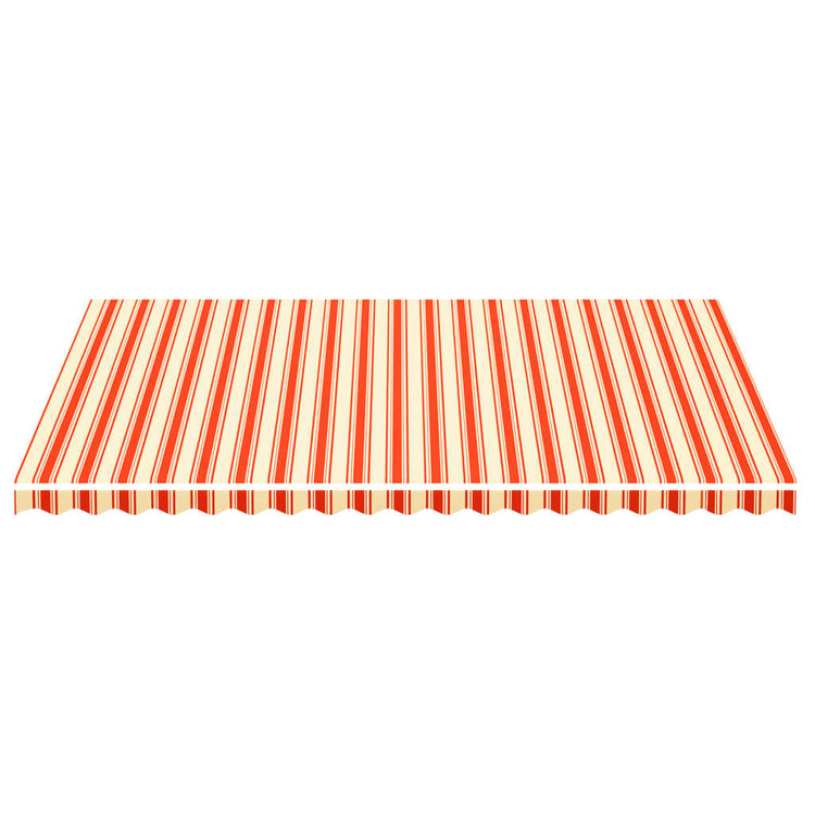 Vidaxl Ersatztuch für Luifel 5x3,5 m gelb und orange