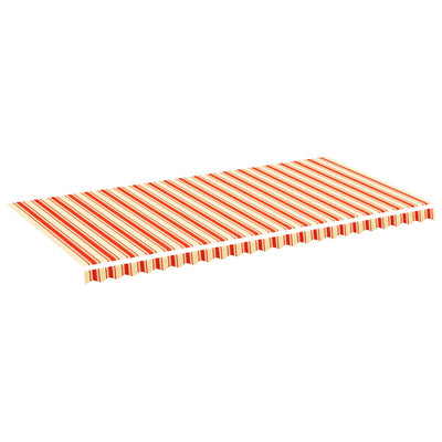 Vidaxl -Ersatztuch für Luifel 6x3 m gelb und orange