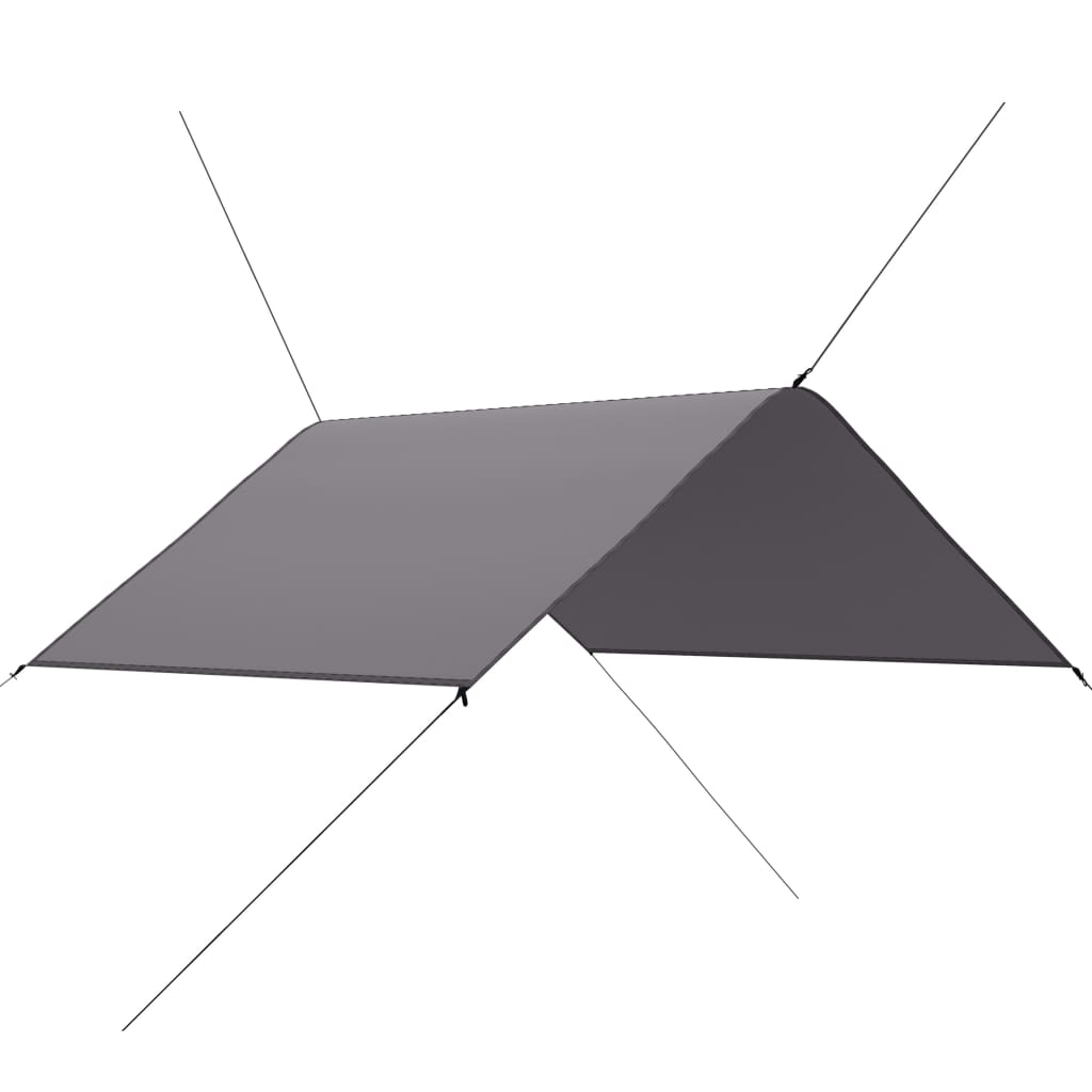 VIDAXL -Deckung Segel 3x2,85 m Grau