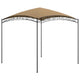 Vidaxl Arbor 180 g m² 3x3x2,65 m Taupe