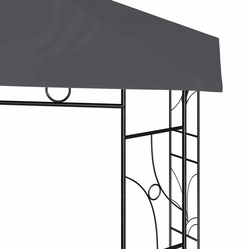Vidaxl Arbor 160 g m² 3x3x2,7 m Anthrazit -gelöscht