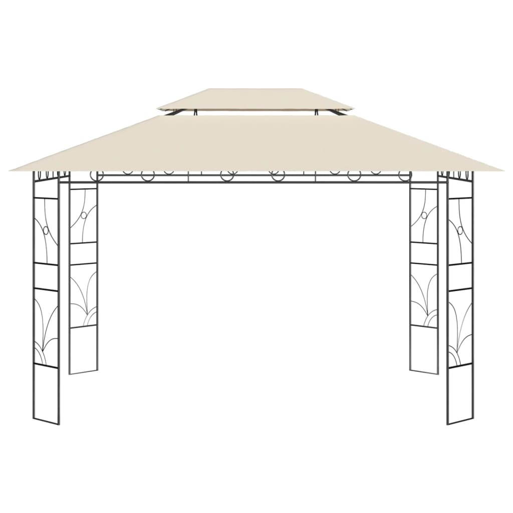 Vidaxl Arbor 160 g m² 4x3x2,7 M cremefarbene.