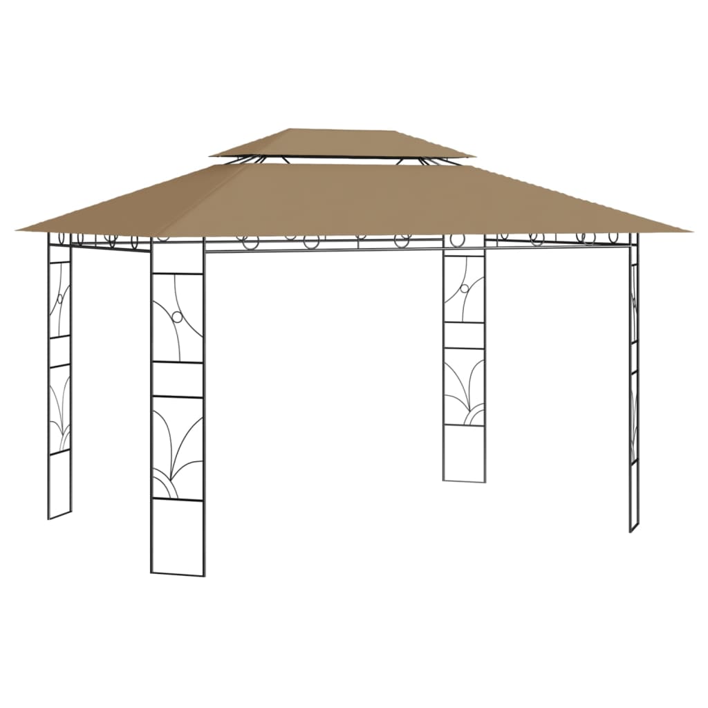 Vidaxl -Arbor 160 g m² 4x3x2,7 M Taupe