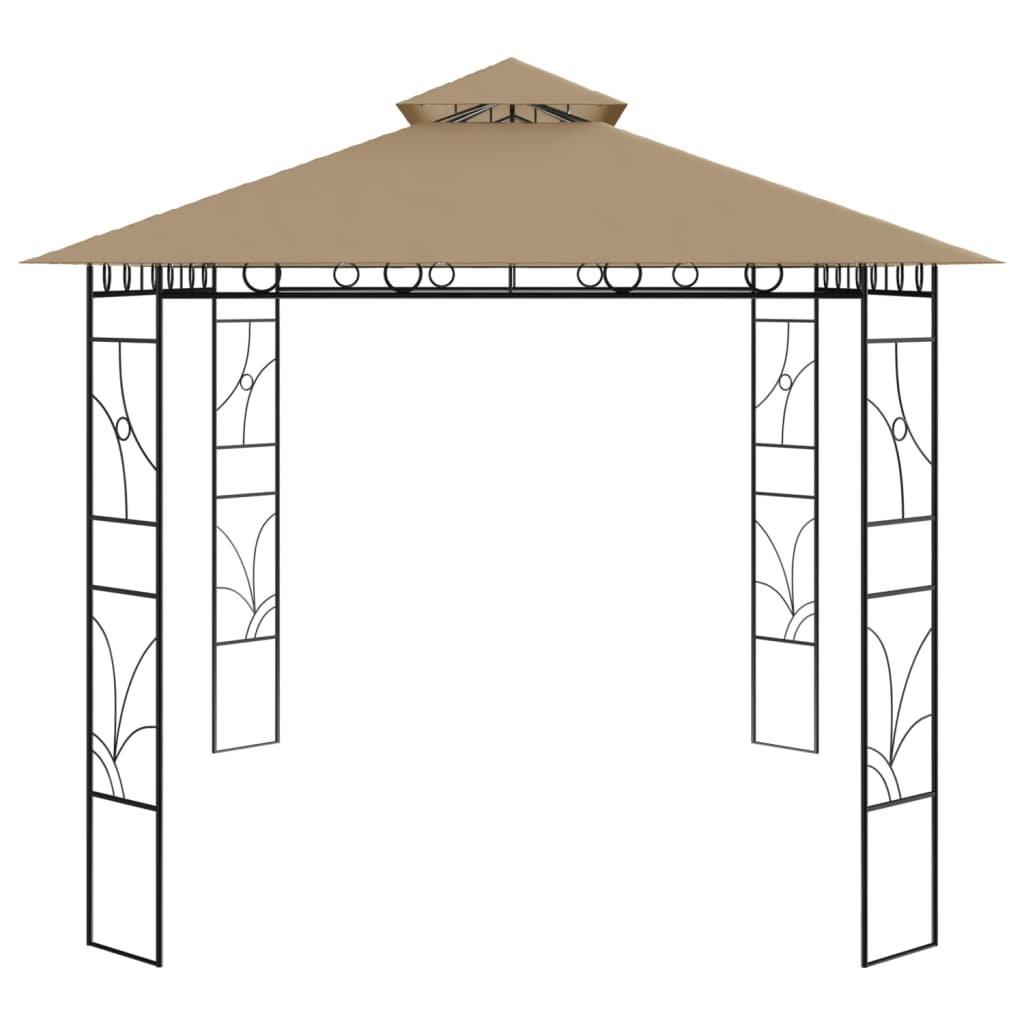 Vidaxl -Arbor 160 g m² 4x3x2,7 M Taupe