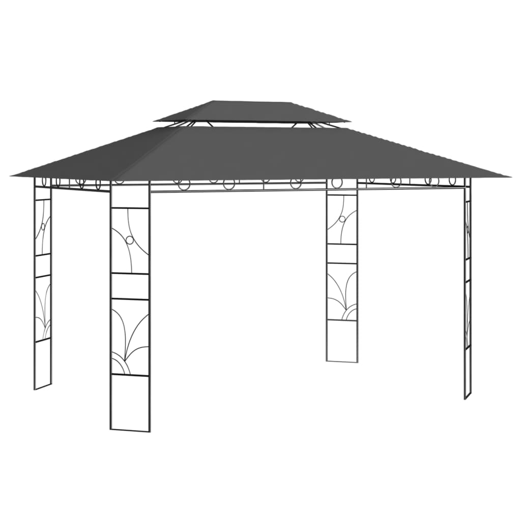Vidaxl Arbor 160 g m² 4x3x2,7 M Anthrazit -gelöscht