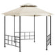 Vidaxx Pavillon mit Seitenwänden 3,1x2,7 m cremefarben